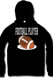 Football player hoodie