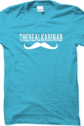 TheRealKarinaB Mustache Tee.