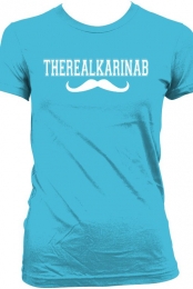 TheRealKarinaB Mustache Tee