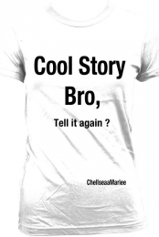 Cool story white tee