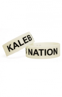 Kaleb Nation Glow in the Dark Wristband