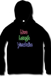 Live Laugh Youtube Hoodie