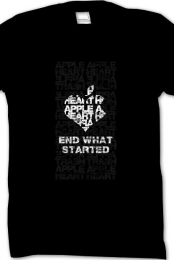 Apple heart t-shirt