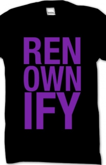 Renownify NEON Purple Ringspun