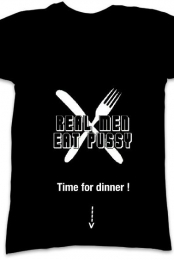 V-neck Real Men Eat !!