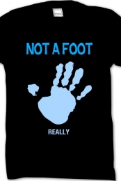 Not A Foot T-Shirt, Blue...