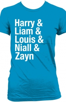 One Direction Names T-Shirt