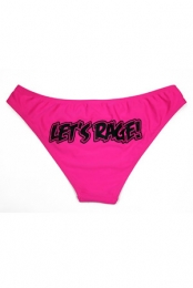 Let's Rage Bikini Bottom (Pink)