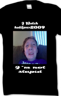 Black I'm Not Stupid T-Shirt