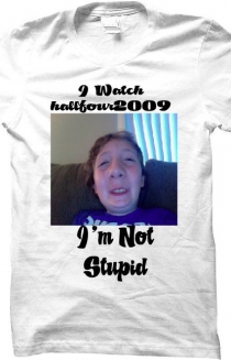 White I'm Not Stupid T-Shirt