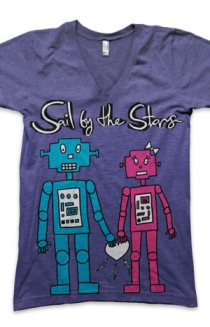 Robot Love V-Neck