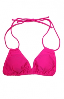 Let's Rage Bikini Top (Pink)