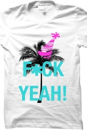 Palm Tree With a Birthday Hat Shirt (Male)