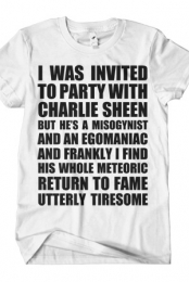 Party with Charlie Sheen (White)