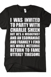 Party with Charlie Sheen (Black)