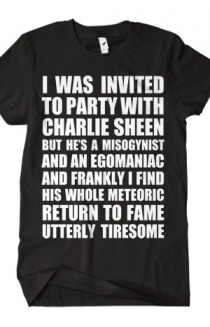Party with Charlie Sheen (Black)