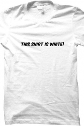this shirt is white whit...
