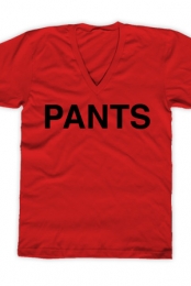 PANTS V-neck (Red)