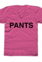 PANTS Girls V-neck (Hot Pink)