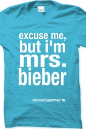 mrs. bieber shirt.