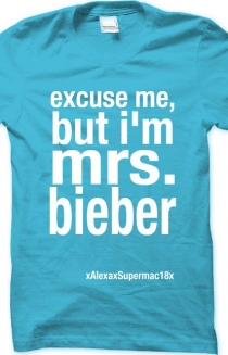 mrs. bieber shirt.