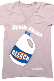 drink Bleach v neck
