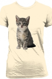 Cat Shirt (Girls Creme)