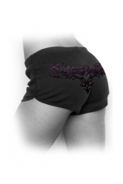 Swirl Logo (Booty Shorts Black)