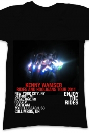 Black Tour Dates V Neck 