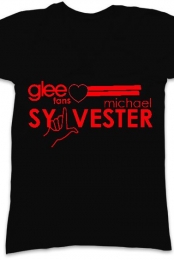 Glee V-neck T-Shirt (Bla...