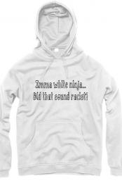White Ninja Hoodie