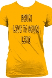 GIRLS-DRUM LIVE T-SHIRT