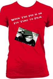 When the fez is on, its time to film  Shirt