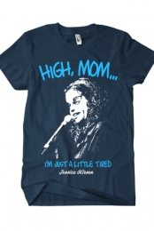 High Mom (Navy w/ Teal Ink)