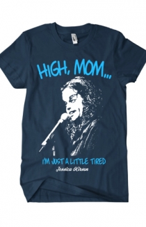 High Mom (Navy w/ Teal Ink)