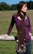 Creme Flora Scarf: scarfbrown.jpg