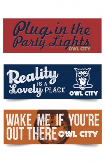 Lyrics Series Bumper Stickers