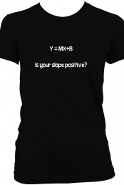 Y=MX+B Womans T-Shirt