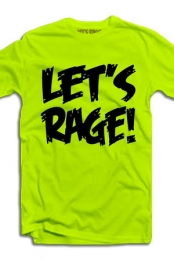 Let's Rage Logo (Yellow Neon)