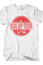 Dial Up Tour Tee (White)