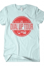 Dial Up Tour Tee (Sea Foam)