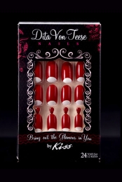 Kiss Nails by Dita Von Teese (Deep Red)