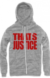 That’s Justice Zip Up Hoodie (Heather Grey)