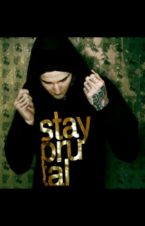 Stay Brutal Gold Foil Hoodie (Black)