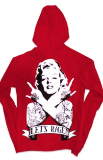 Marilyn Monroe Hoodie (Red)