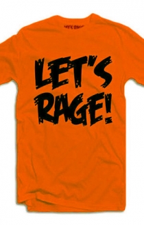 Let's Rage Logo (Neon Orange)