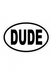 DUDE Sticker
