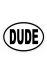 DUDE Sticker