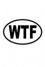 WTF Sticker