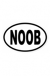 NOOB Sticker